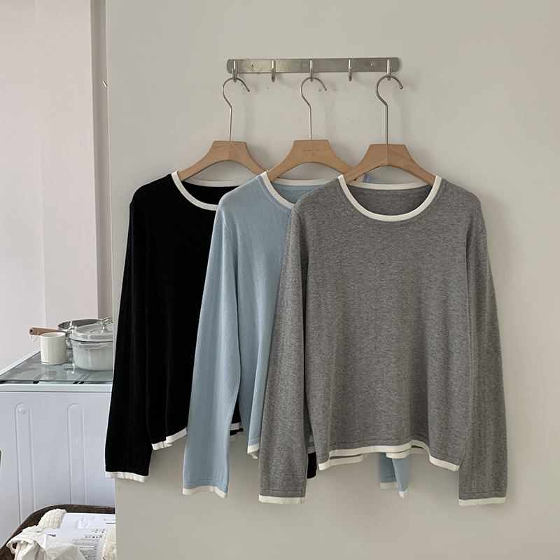 Luxury Lifestyle Women - 100% Cotton Women O-neck Color Blocking