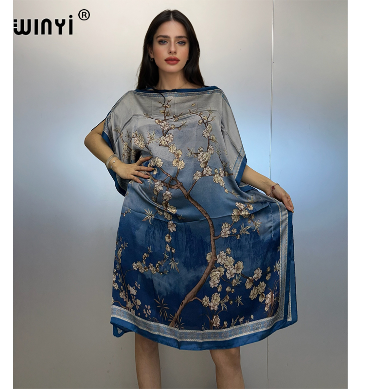 Luxury Lifestyle Women - WINYI Summer Kaftan African Dress Beach