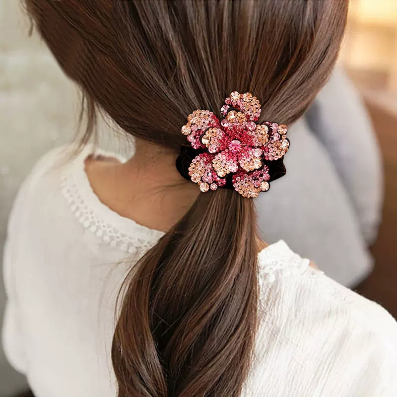 Women Rhinestone Scrunchies Ve - Velvet Jewelry Box recension och pris