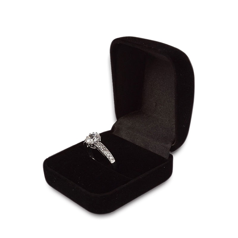 Wholesale Engagement Black Vel - Velvet Jewelry Box recension och pris