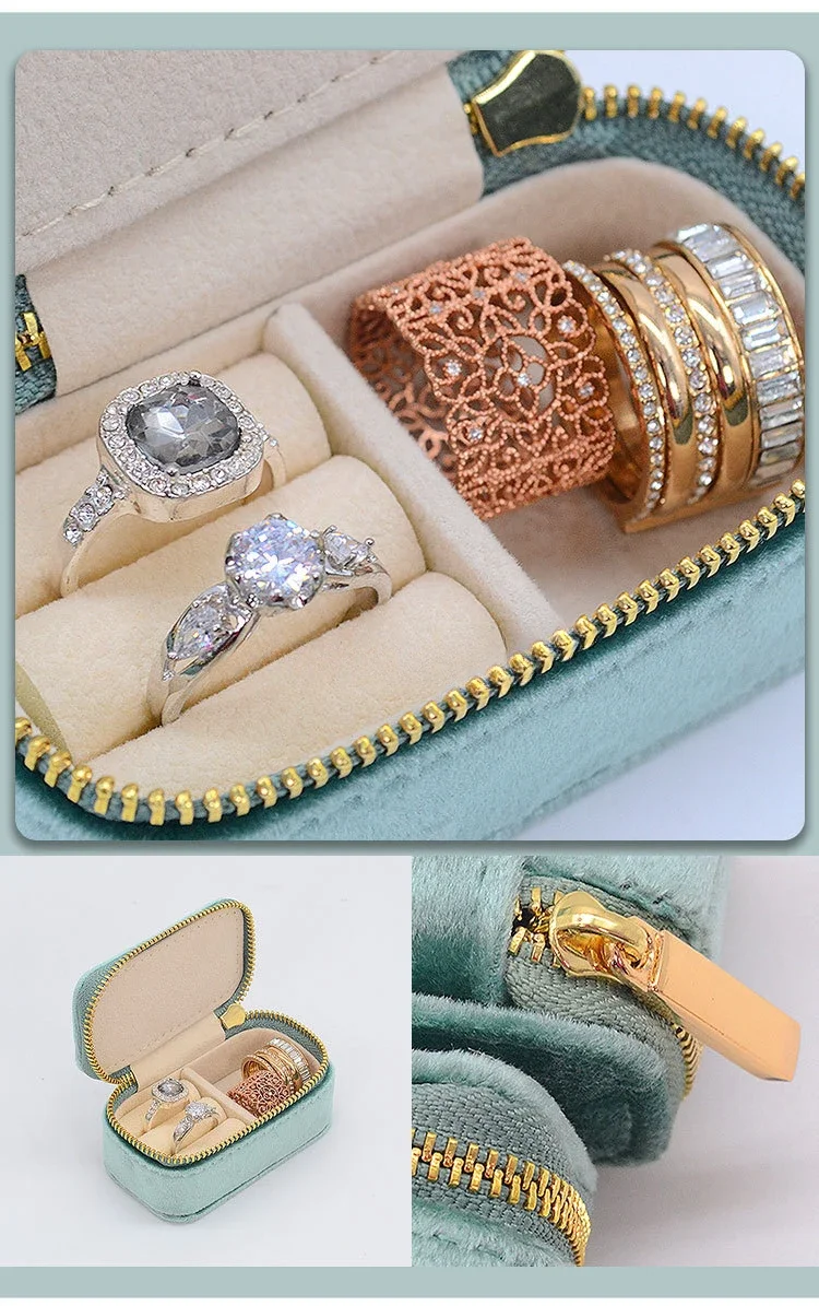 Mini Travel Jewelry Box, Ring  - Velvet Jewelry Box recension och pris