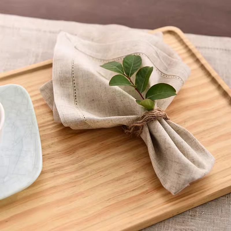 12pcs linen banquet tablecloth - Linen Napkin Set recension och pris