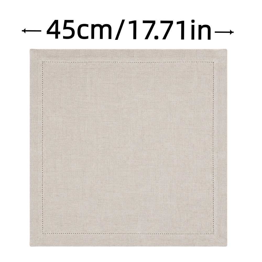 12pcs linen banquet tablecloth - Linen Napkin Set recension och pris