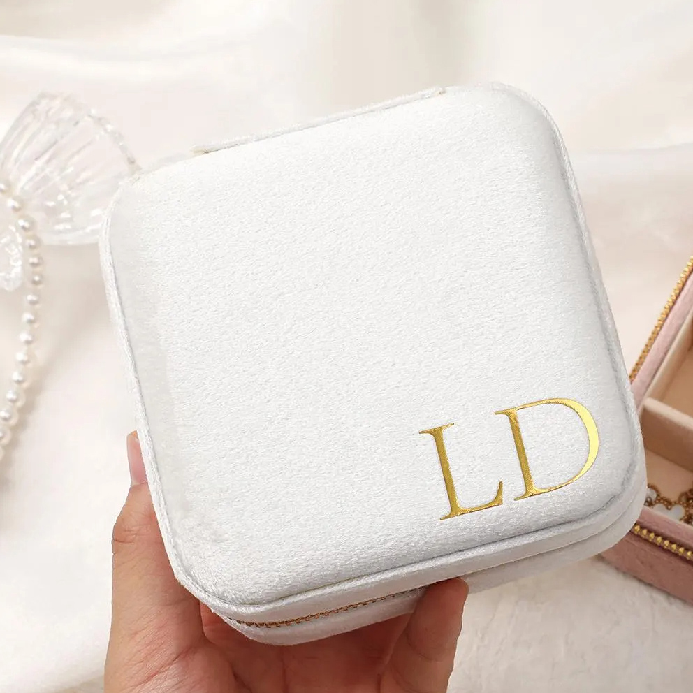Personalized Jewelry Box Velve - Velvet Jewelry Box recension och pris
