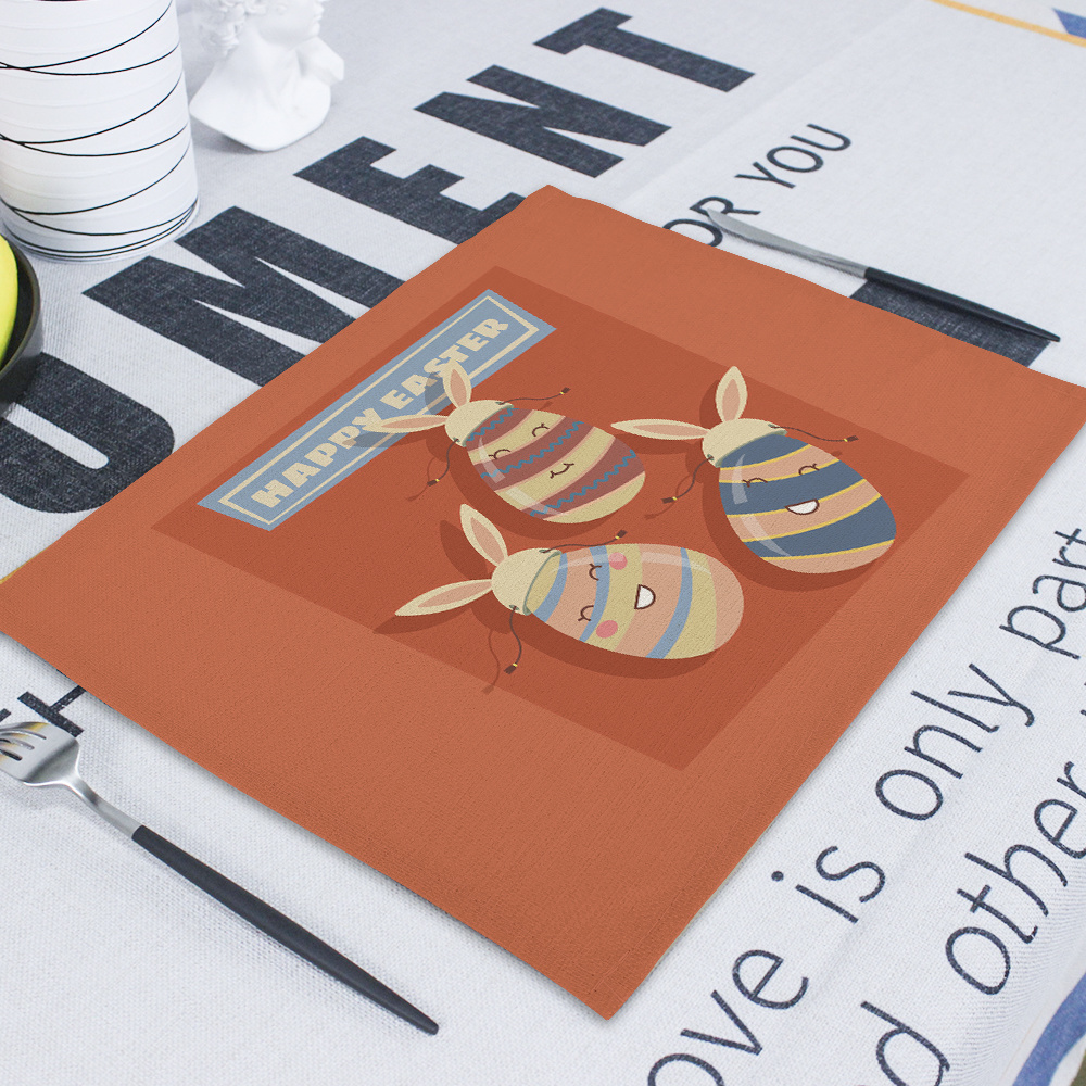 Cute Rabbit Polyester Table Ma - Linen Napkin Set recension och pris
