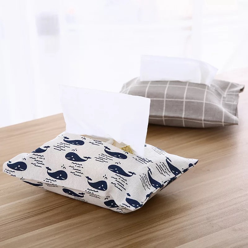 Cotton linen Tissue Box Car Ti - Linen Napkin Set recension och pris