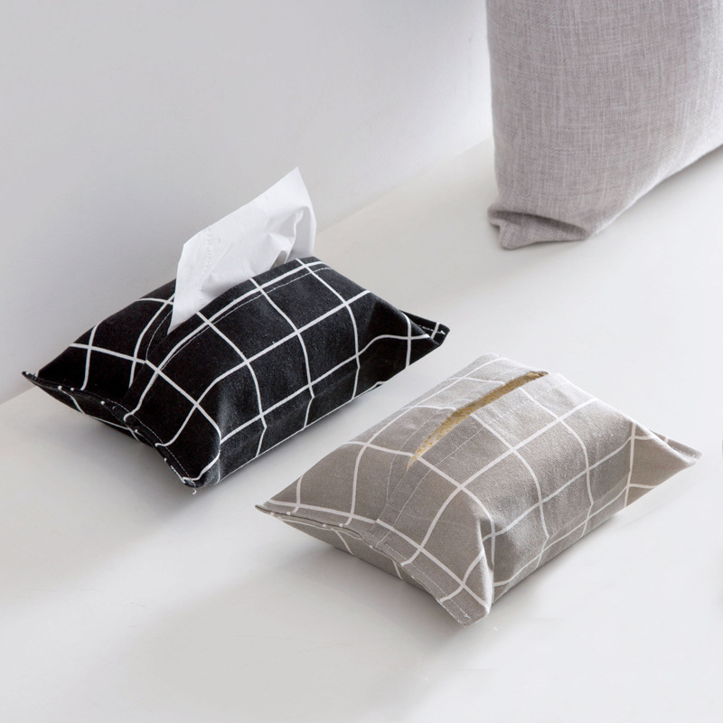 Cotton linen Tissue Box Car Ti - Linen Napkin Set recension och pris