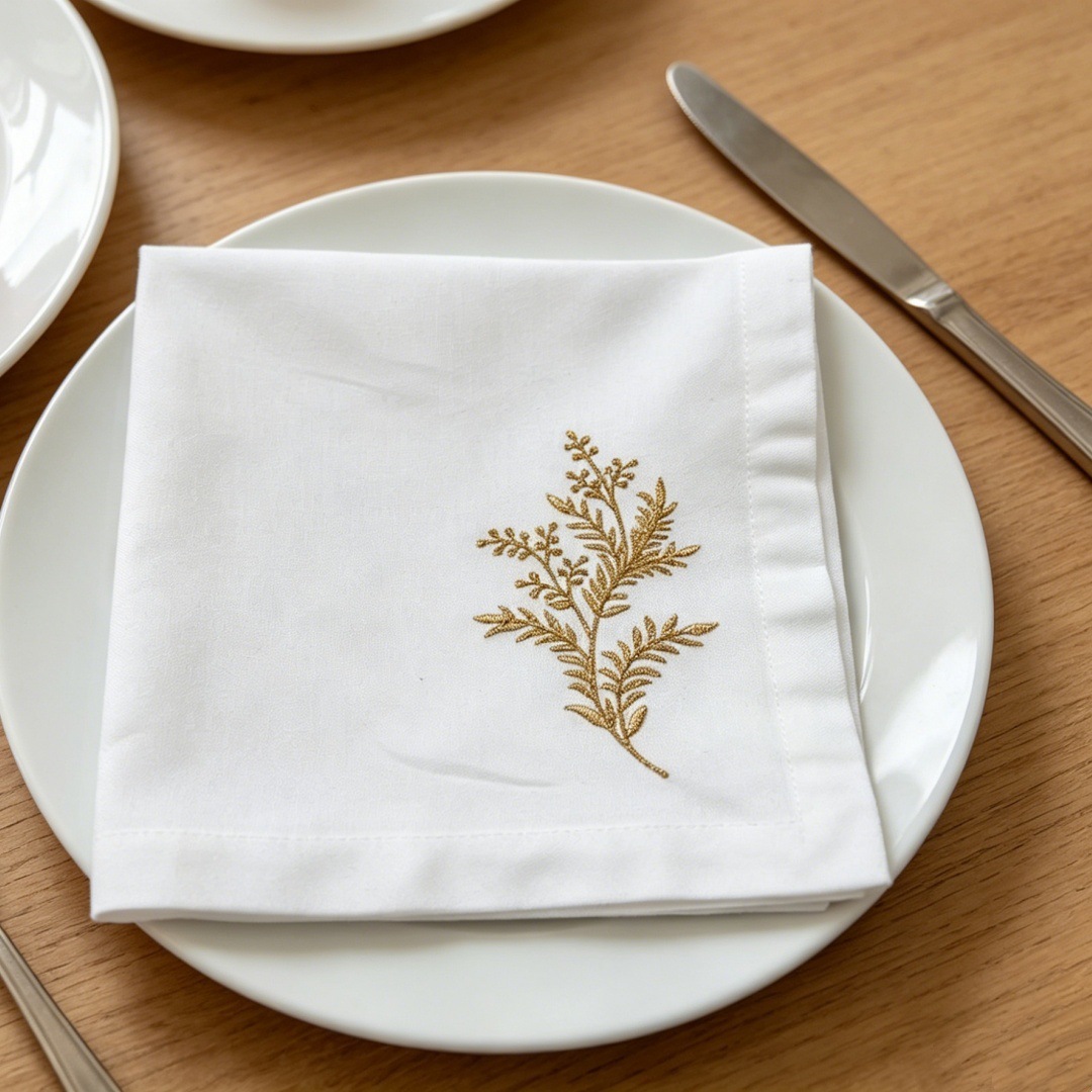 Cloth Napkins Cottom Linen, Wh - Linen Napkin Set recension och pris