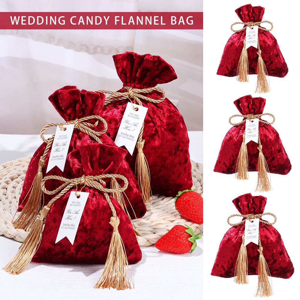 Velvet Cloth Drawstring Tassel - Velvet Jewelry Box recension och pris