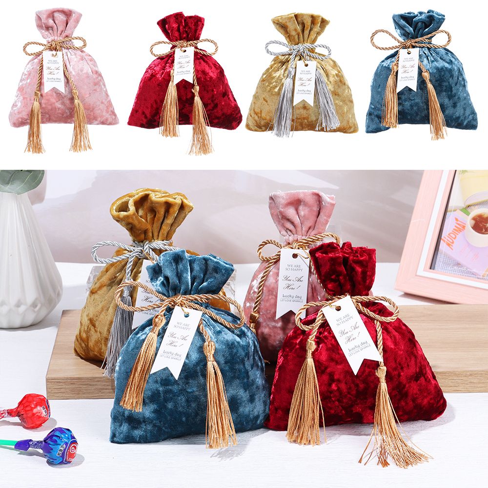 Velvet Cloth Drawstring Tassel - Velvet Jewelry Box recension och pris