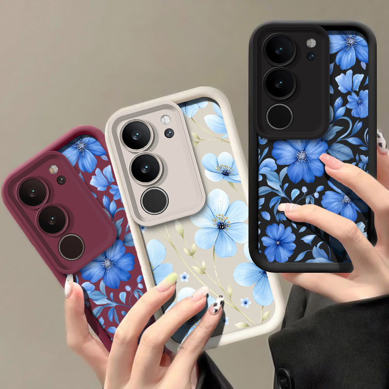 Blue Watercolor Floral Phone C - Vivo X200 recension och pris