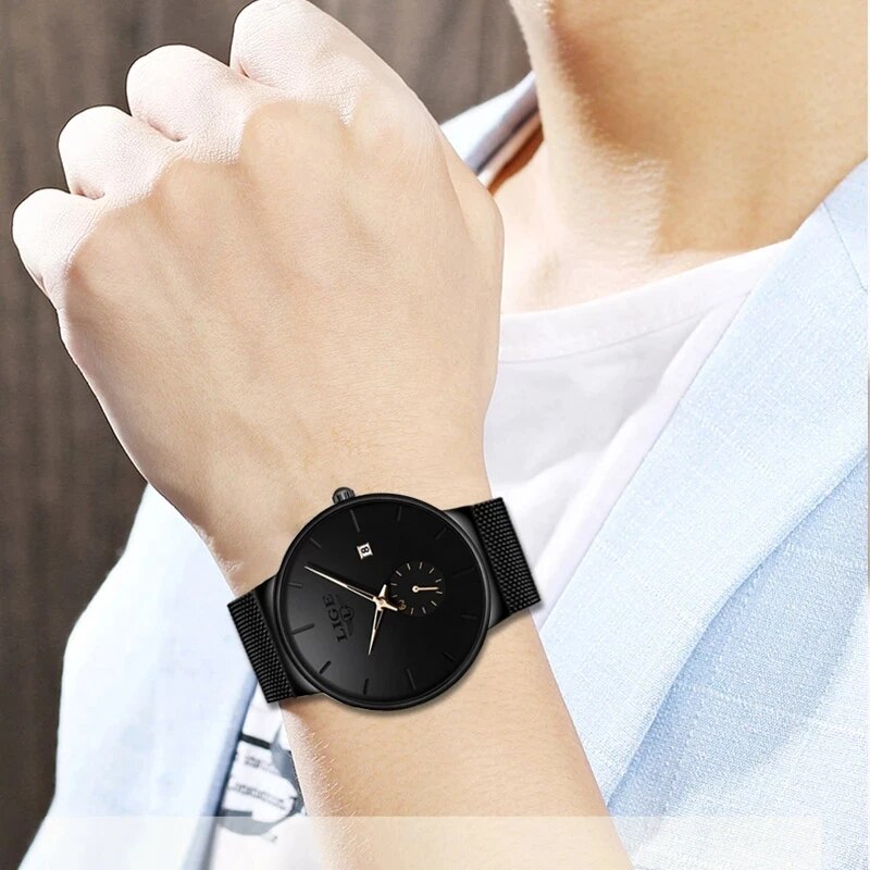 LIGE Fashion Mens Watches Top  - Luxury Lifestyle Brand recension och pris