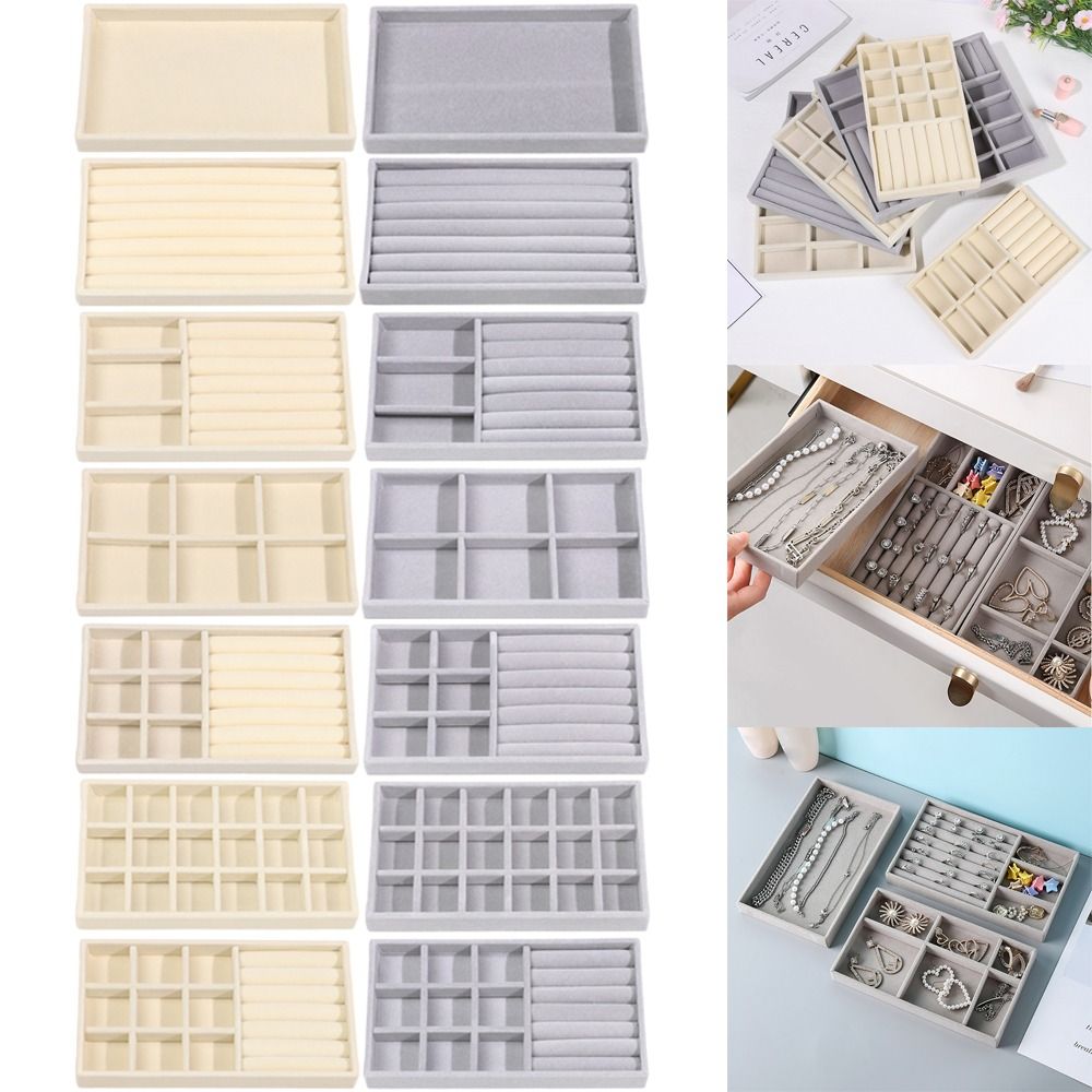 Organizer Box Stackable Velvet - Velvet Jewelry Box recension och pris