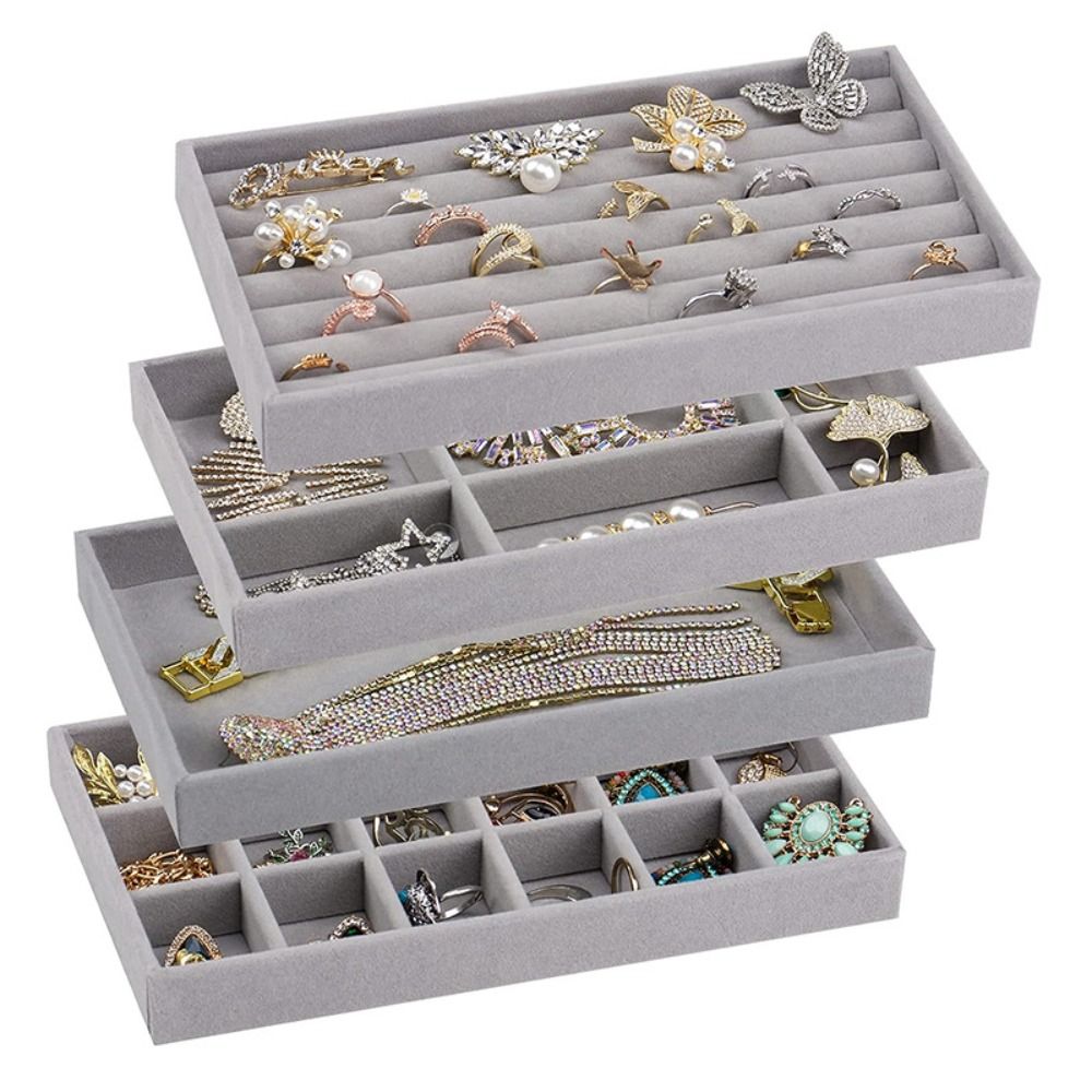 Organizer Box Stackable Velvet - Velvet Jewelry Box recension och pris