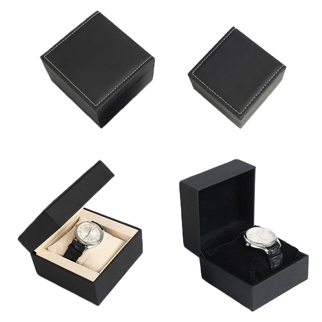 PU Leather Men Watch Box Organ - Velvet Jewelry Box recension och pris