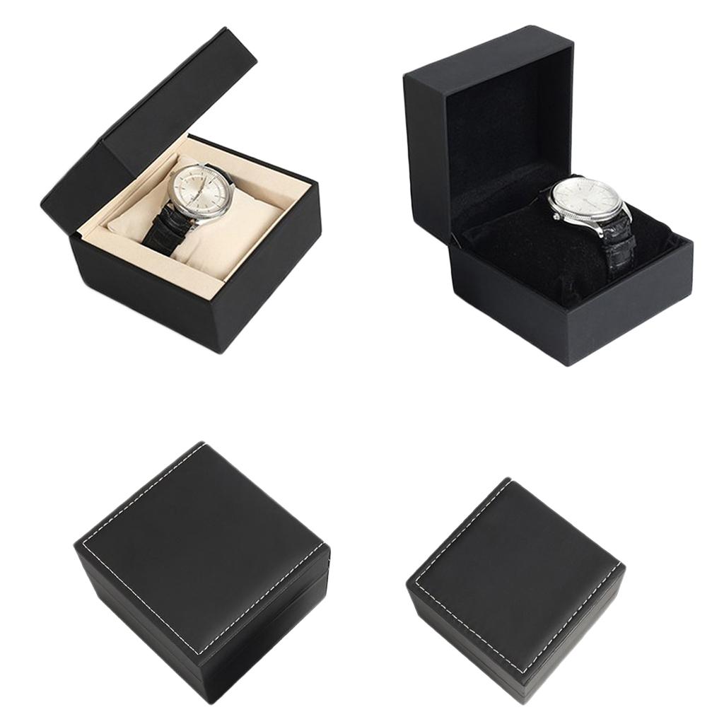 PU Leather Men Watch Box Organ - Velvet Jewelry Box recension och pris