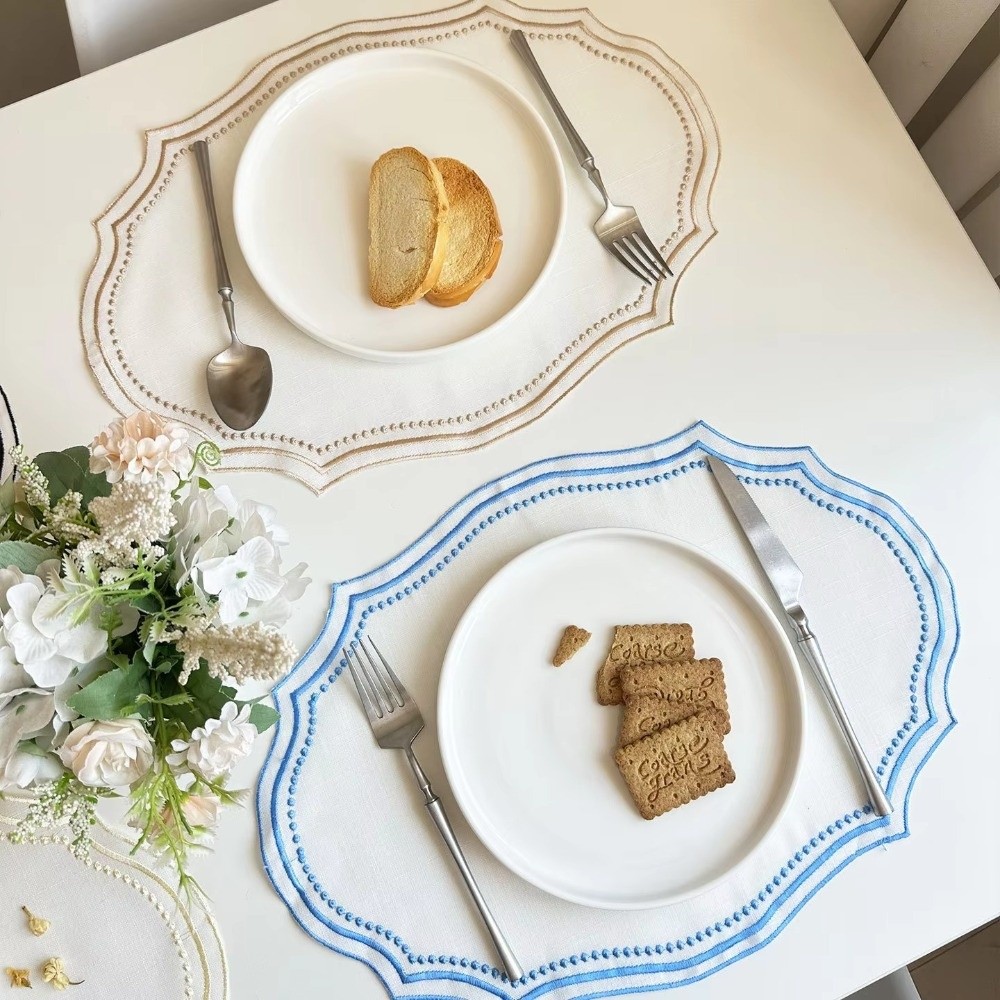 New Vintage Placemat Napkins E - Linen Napkin Set recension och pris